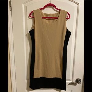 Calvin Klein color block sheath dress